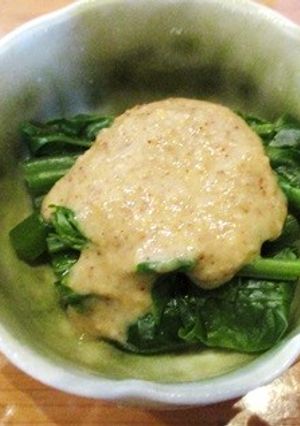 簡単なのに美味しい！ほうれん草のごま和え-レシピのメイン写真