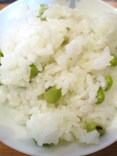 炊飯器で簡単!!あおばた豆ご飯-レシピのメイン写真