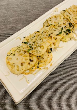 レンコンしらす焼き-レシピのメイン写真