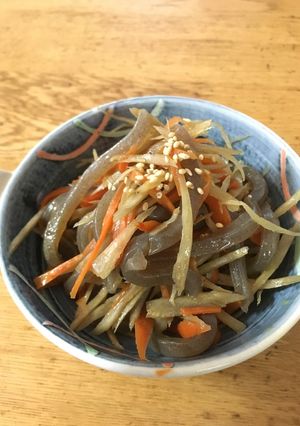 きんぴらごぼう☆つきこんにゃく入り☆-レシピのメイン写真