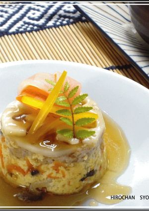 野菜のけんちん　セルクル蒸し-レシピのメイン写真