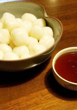 簡単！15分でもちもちお月見だんご♪-レシピのメイン写真