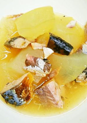 冬瓜と鯖缶de昭和おやじ用煮物-レシピのメイン写真