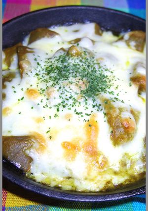スキレットで米なすのとろとろカレーグリル-レシピのメイン写真