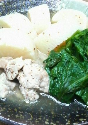 大根と鳥もも肉のマスタード煮 圧力鍋で♪-レシピのメイン写真