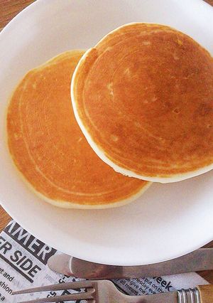 簡単！もちもち！♡米粉でホットケーキ♡-レシピのメイン写真
