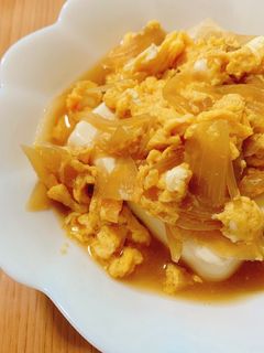豆腐の玉子とじ-レシピのメイン写真