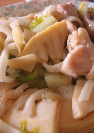 パスタソースDE大きな具のうどん-レシピのメイン写真