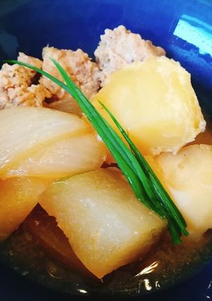 簡単&優しい味♡冬瓜と挽肉の美味しい煮物-レシピのメイン写真