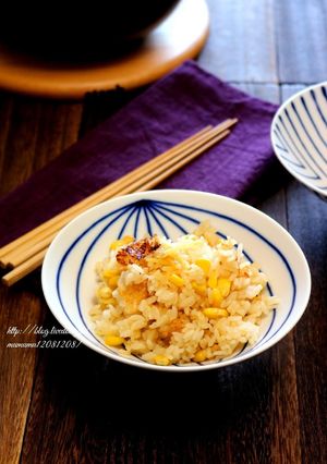 とうもろこしと生姜の炊き込みご飯。-レシピのメイン写真