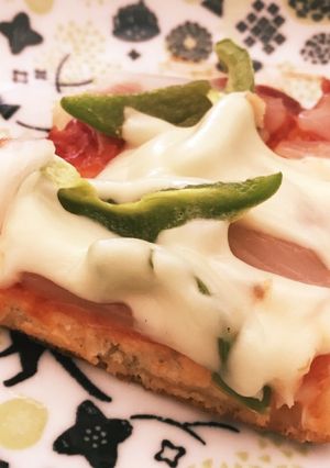 ホットケーキ簡単ピザ-レシピのメイン写真