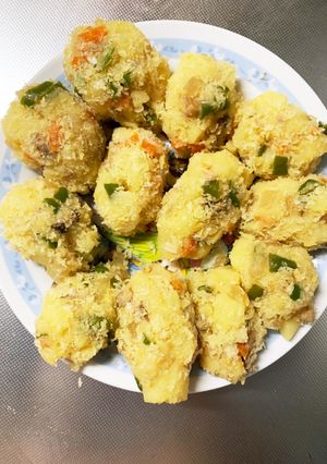 全てレンジ野菜たっぷり肉なしコロッケ-レシピのメイン写真