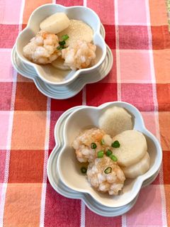 長芋とエビだんごのたいたん-レシピのメイン写真