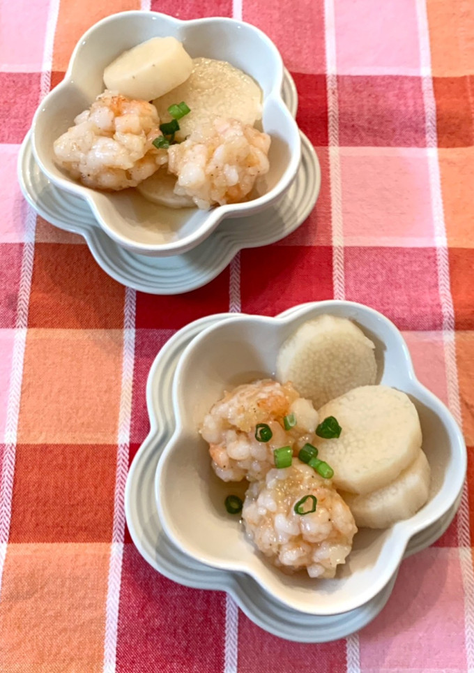 長芋とエビだんごのたいたん-レシピのメイン写真