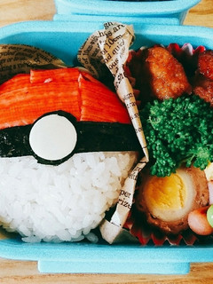 ポケモン*キャラ弁*モンスターボール-レシピのメイン写真