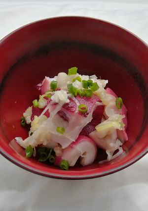 タコのにんにくねぎ塩ダレ-レシピのメイン写真