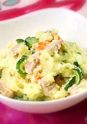 お肉屋さん風＊甘めのポテトサラダ-レシピのメイン写真