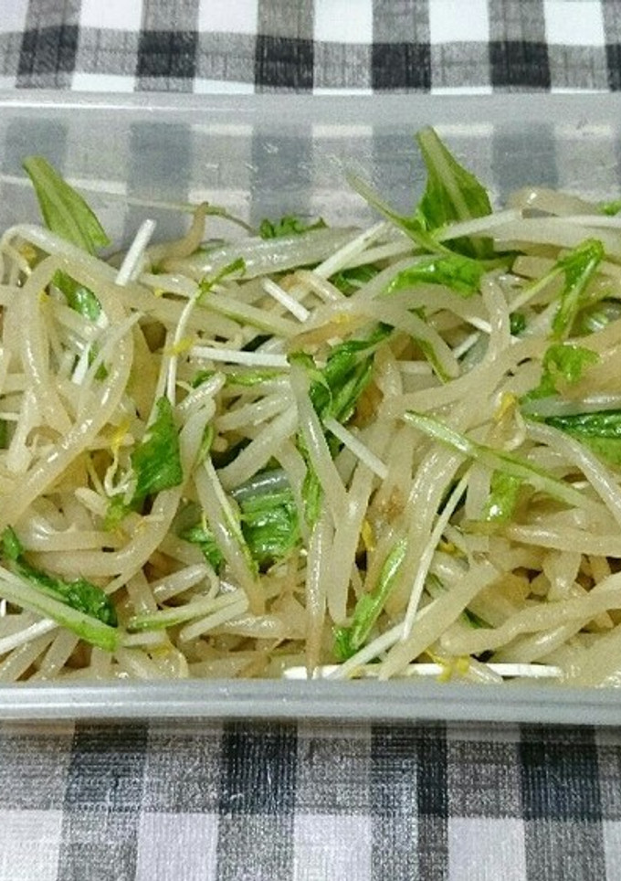 もやしと水菜のおひたし-レシピのメイン写真