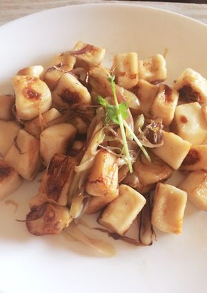 はんぺんとミョウガ炒め-レシピのメイン写真