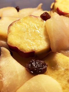 レンジで!りんごとさつまいもの甘煮-レシピのメイン写真