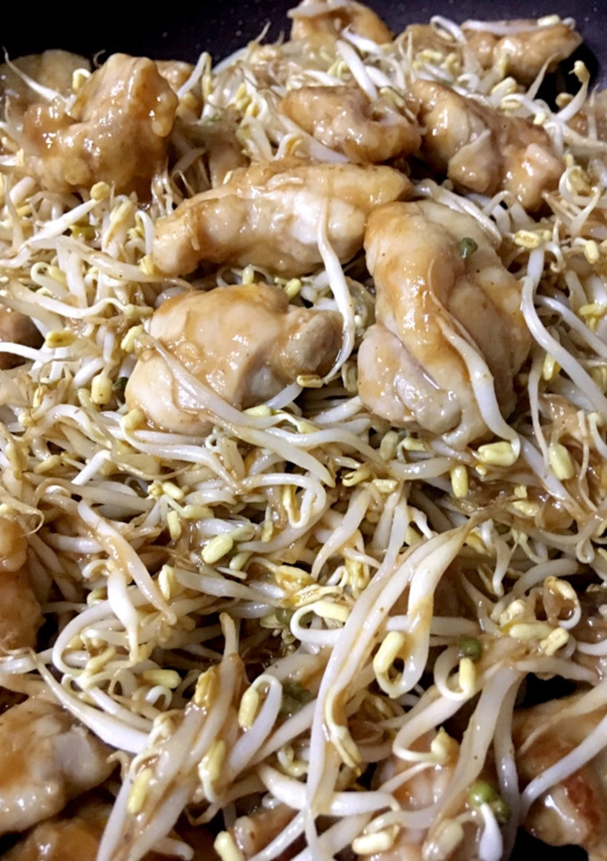 鶏むね肉ともやしのピリ辛炒め-レシピのメイン写真