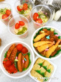 運動会小学校 そうめん お弁当 2019-レシピのメイン写真