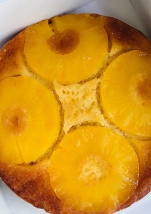 パイナップルのアップサイドダウンケーキ-レシピのメイン写真