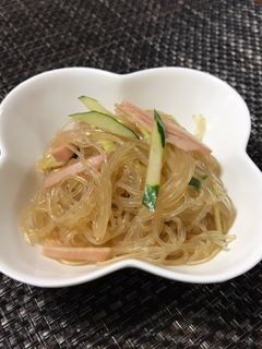 ☆中華風☆超簡単すぎる春雨サラダ☆-レシピのメイン写真