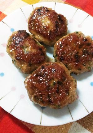 お弁当に☆豚つくねバーグ-レシピのメイン写真
