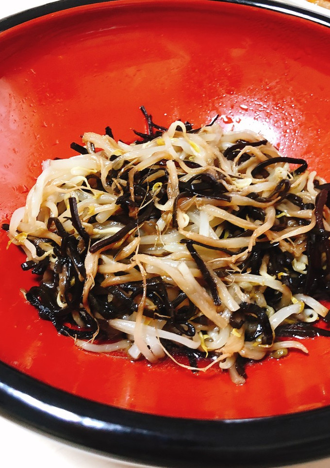 簡単でウマイ！もやしと塩昆布-レシピのメイン写真