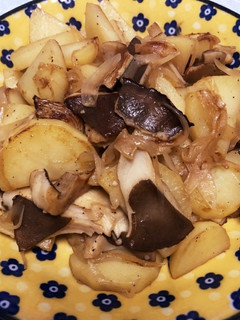 あわびたけとジャガイモのバターソテー-レシピのメイン写真