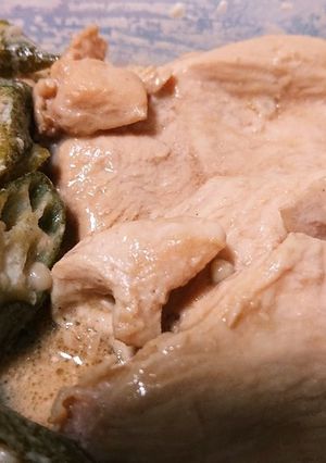 鶏胸肉マヨポン蒸(レンジで)-レシピのメイン写真