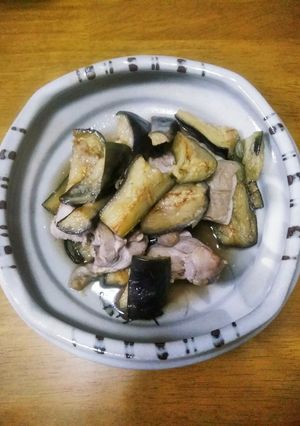梨湖の簡単!ナスと鶏の炊いたの-レシピのメイン写真