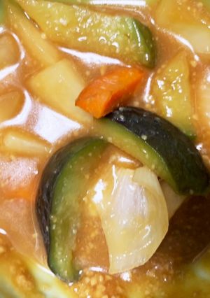 全てレンジ根菜だけ肉なし回鍋肉風あん煮-レシピのメイン写真