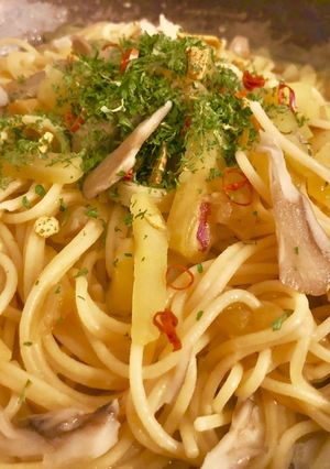 秋を感じるペペロンチーノ-レシピのメイン写真