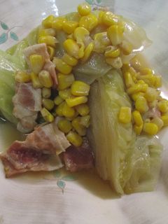 キャベツとコーンのスープ煮(圧力鍋)-レシピのメイン写真