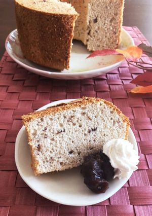 あんこのシフォンケーキ-レシピのメイン写真