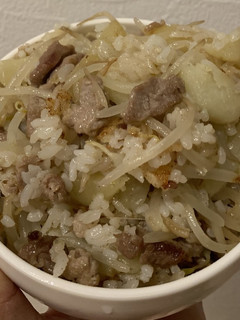 【簡単!】豚肉じゃがいももやしの炒めご飯-レシピのメイン写真