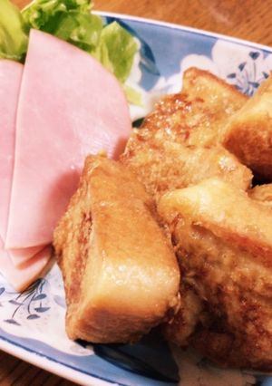 牛乳なくてもフレンチトースト♪-レシピのメイン写真