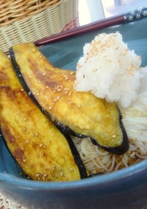 カレー風味★茄子のさっぱりそーめん-レシピのメイン写真