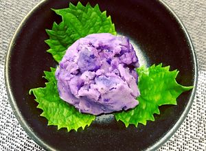 シャドークイーンのマッシュポテト紫陽花-レシピのメイン写真