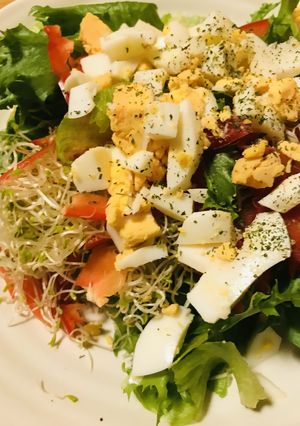やっぱり胡麻ドレッシングでいただくサラダ-レシピのメイン写真