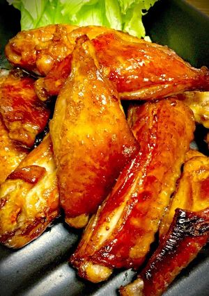 クリスマス♪グリル手羽先中ローストチキン-レシピのメイン写真