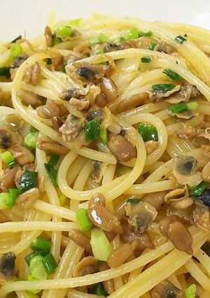 おつまみシジミのパスタ-レシピのメイン写真