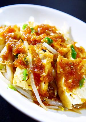 厚揚げもやし炒め～ステーキソースがけ～-レシピのメイン写真