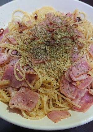 ベーコンが香ばしい！ペペロンチーノ☆-レシピのメイン写真