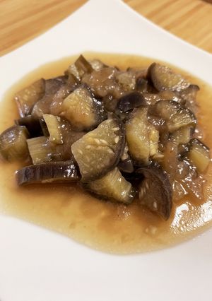 レンジで！超簡単、なすのだし煮-レシピのメイン写真