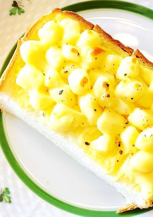 朝食に簡単！美味しい！濃厚チーズトースト-レシピのメイン写真