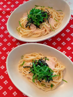 明太子スパゲティ-レシピのメイン写真