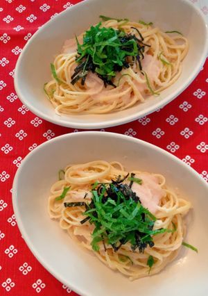 明太子スパゲティ-レシピのメイン写真